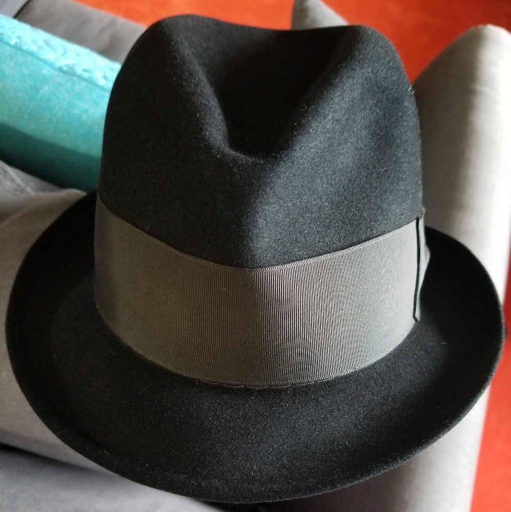 Knox Twenty Black Fedora or Trilby hat
